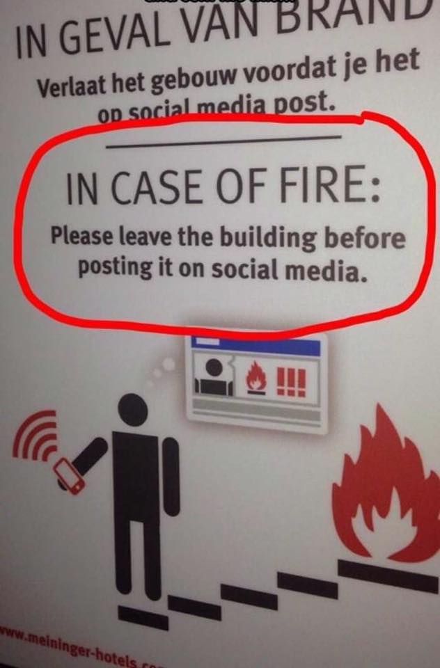 In case of fire...