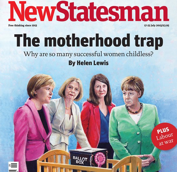 Crass and insensitive, The New Statesman cover from July 2015 reinforces prejudices against childless women in politics.