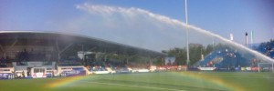 Rainbow at Glasgow National Hockey Stadium